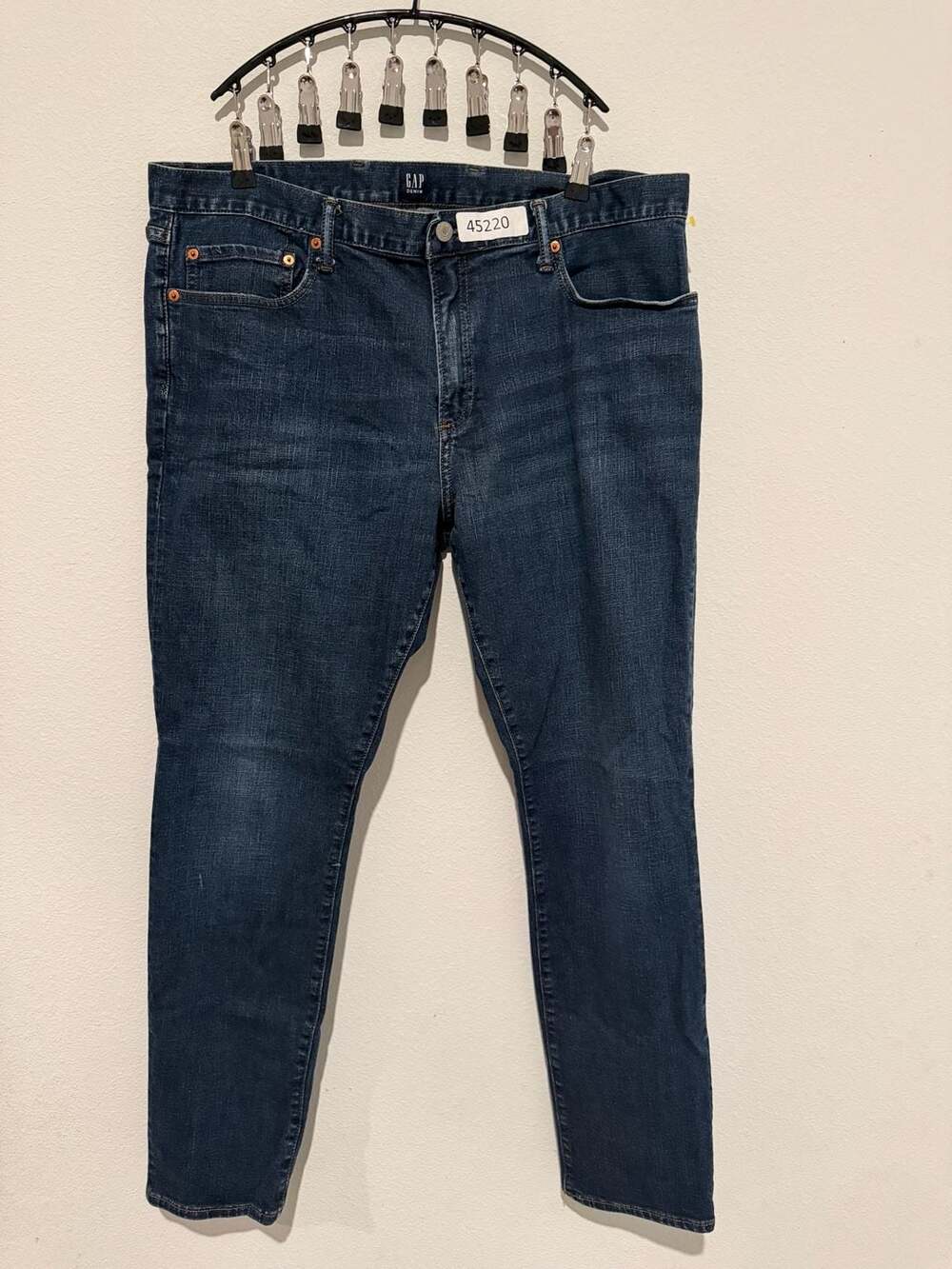 Men’s Gap Denim Dark Wash Skinny Jeans size 40x32
